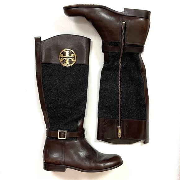 Tory Burch Patterson Riding Boots - Picture 5 of 15